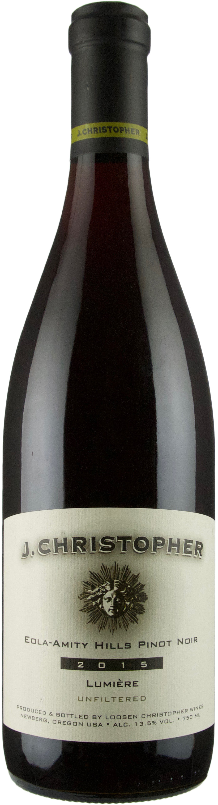 J Christopher Pinot Noir Lumiere Eola Amity Hills 2015