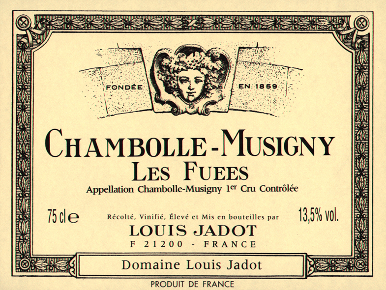 Louis Jadot Chambolle Musigny Les Fuees 2015