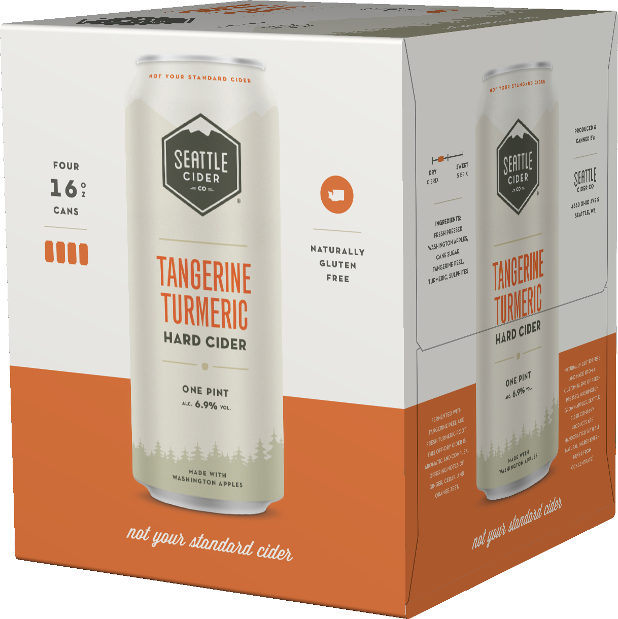 Seattle Cider Tangerine and Tumeric