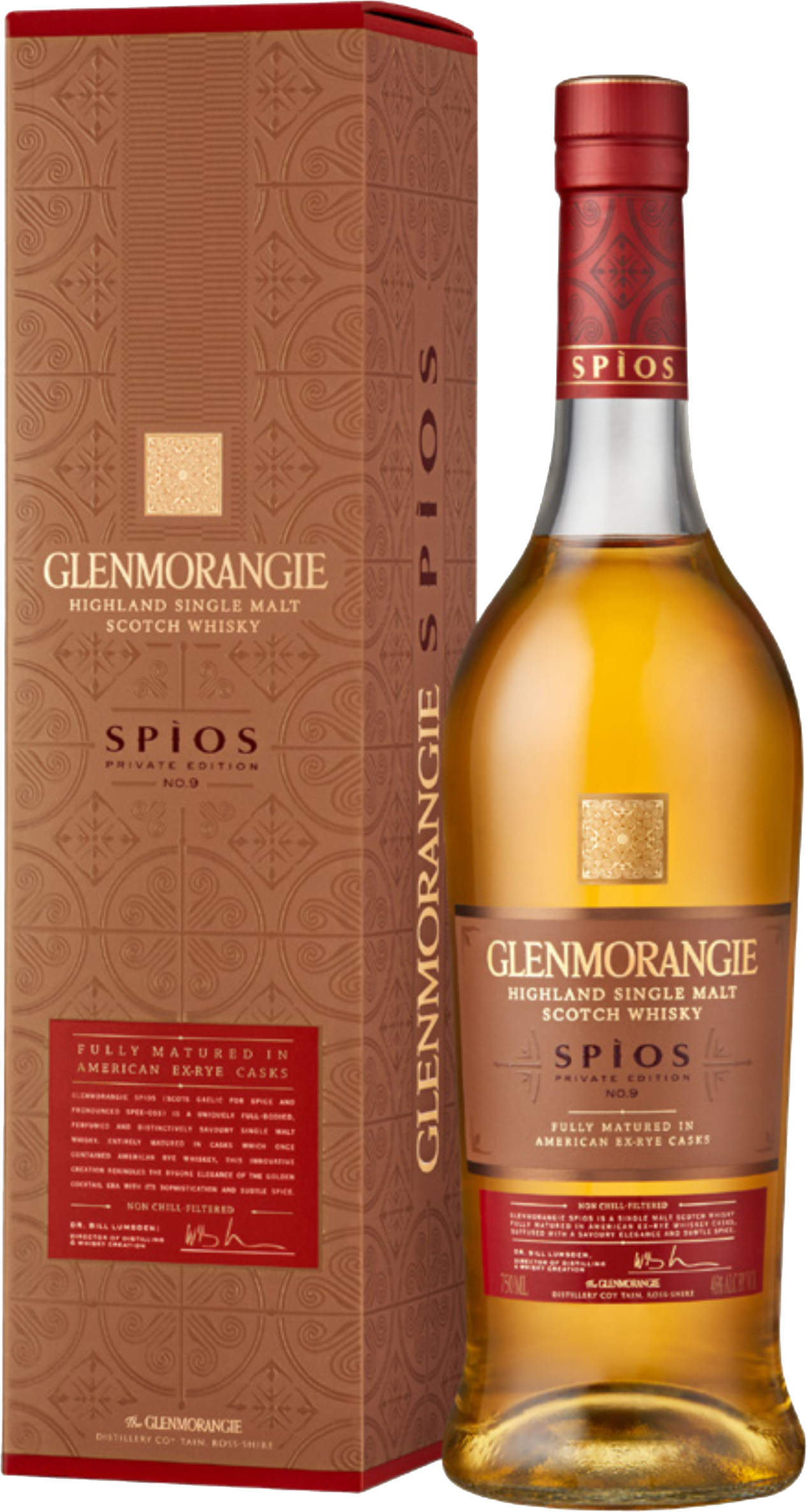 Glenmorangie Spios Private Edition No. 9 Fully Matured in American ex-Rye Casks 2018