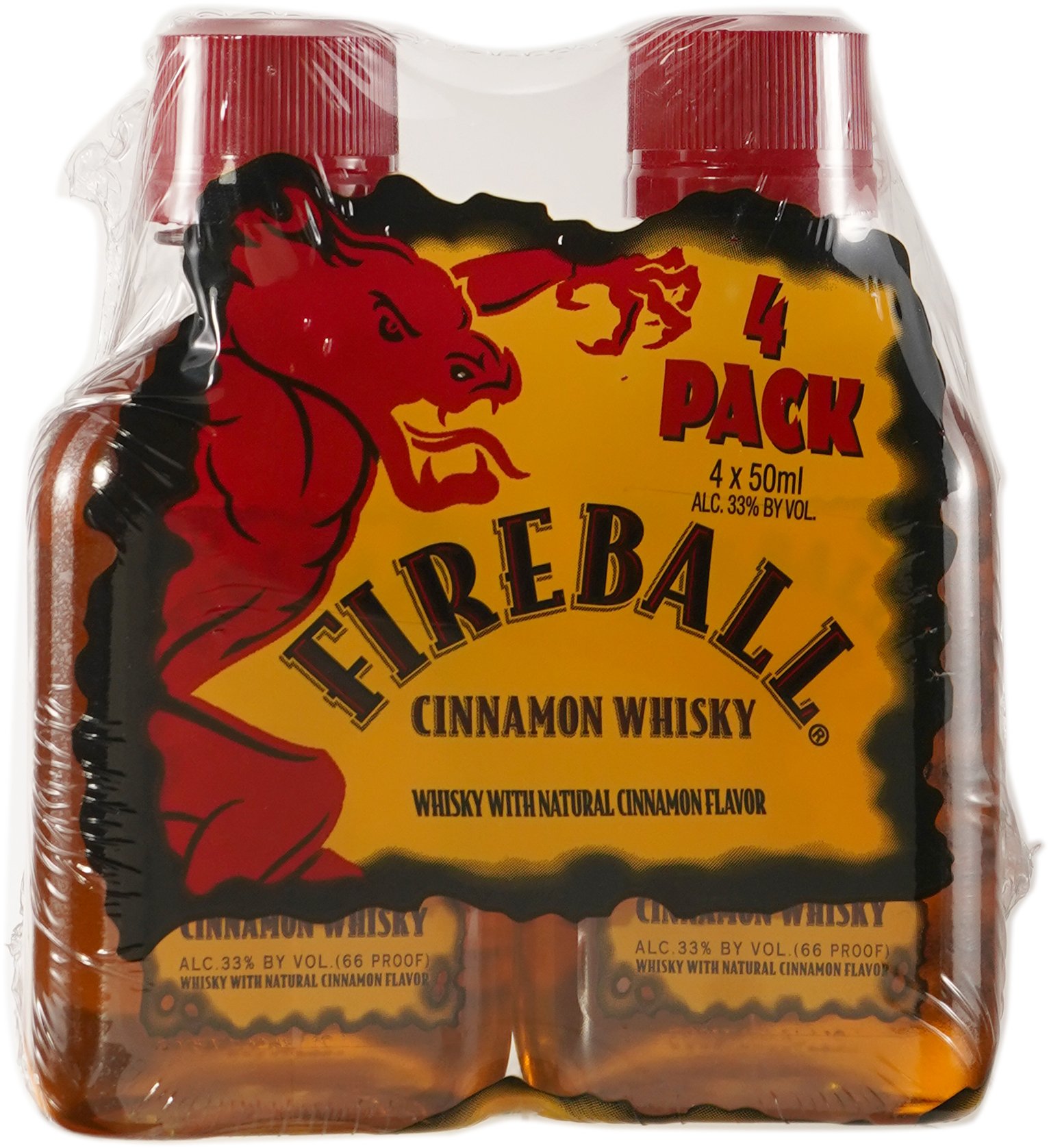 Fireball Cinnamon Whisky 4pk