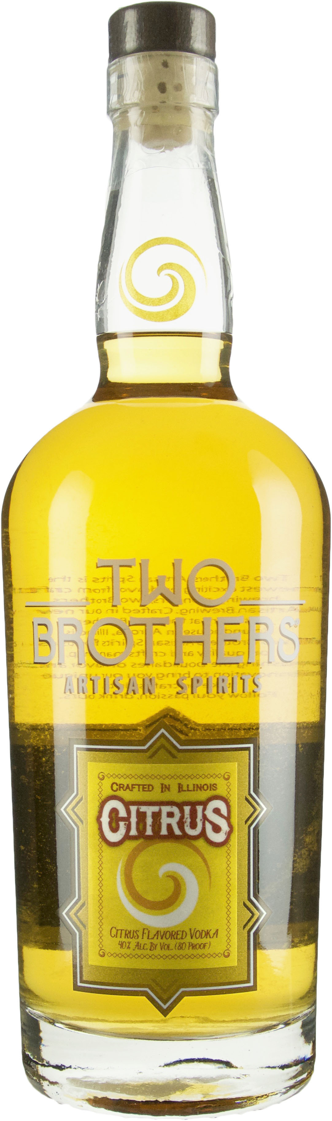 Two Brothers Artisan Spirits Citrus Vodka