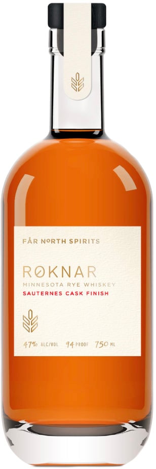 Far North Spirits Roknar Minnesota Rye Sauternes Cask Finish