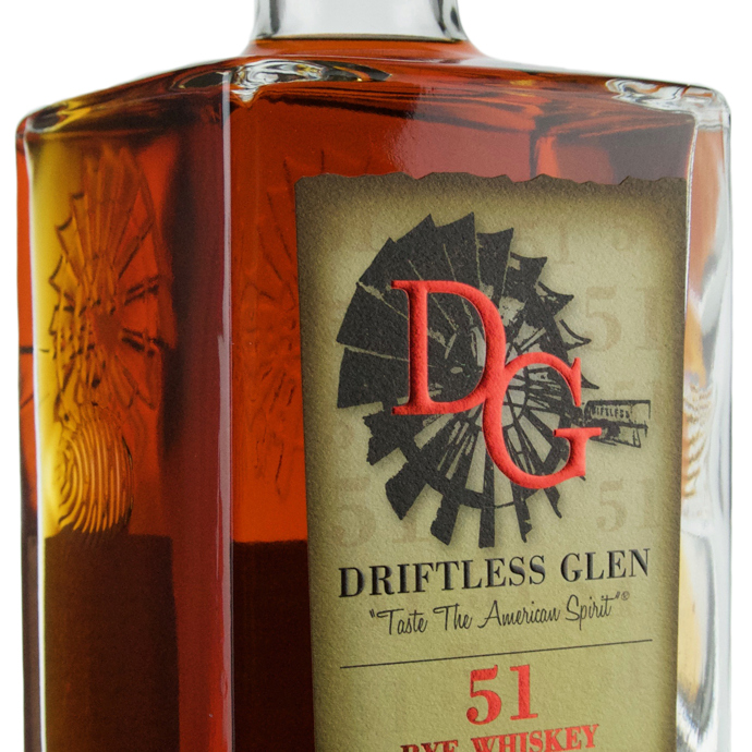 Driftless Glen Distillery 51 Rye Whiskey
