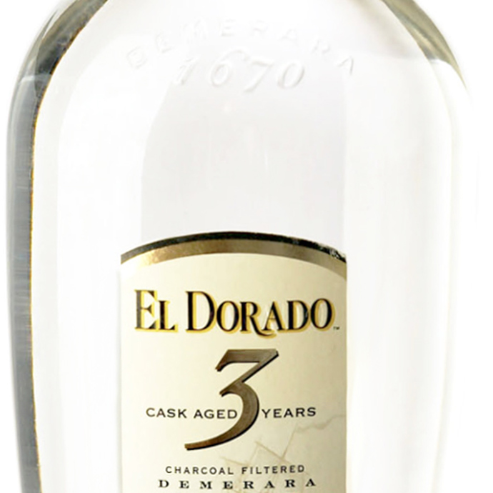 El Dorado 3 year old Cask Aged White Rum