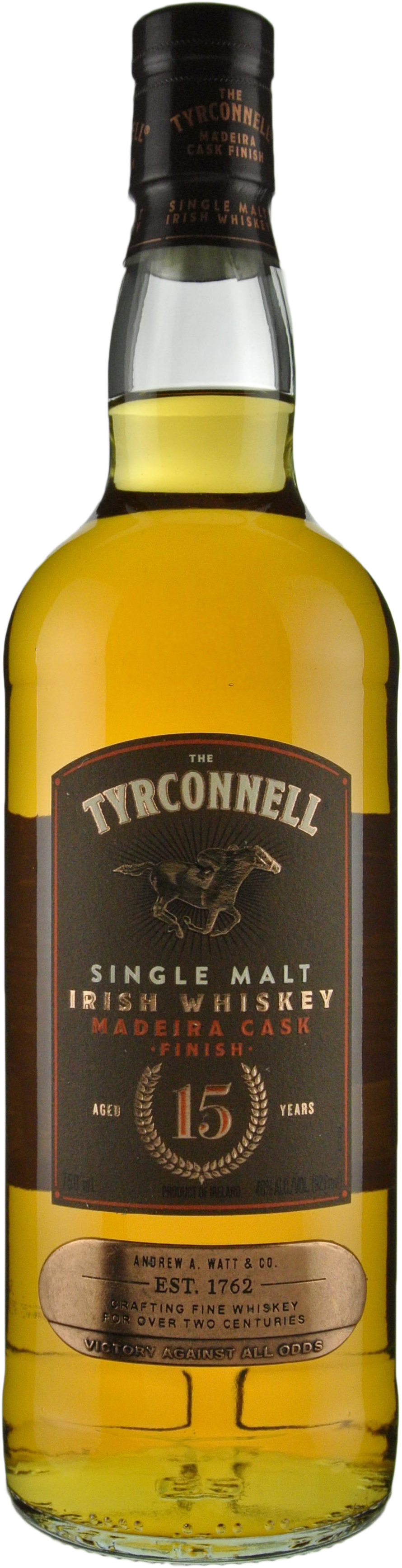 Tyrconnell 15 year old Madeira Cask Finish Irish Single Malt Whiskey Limited Release 2018