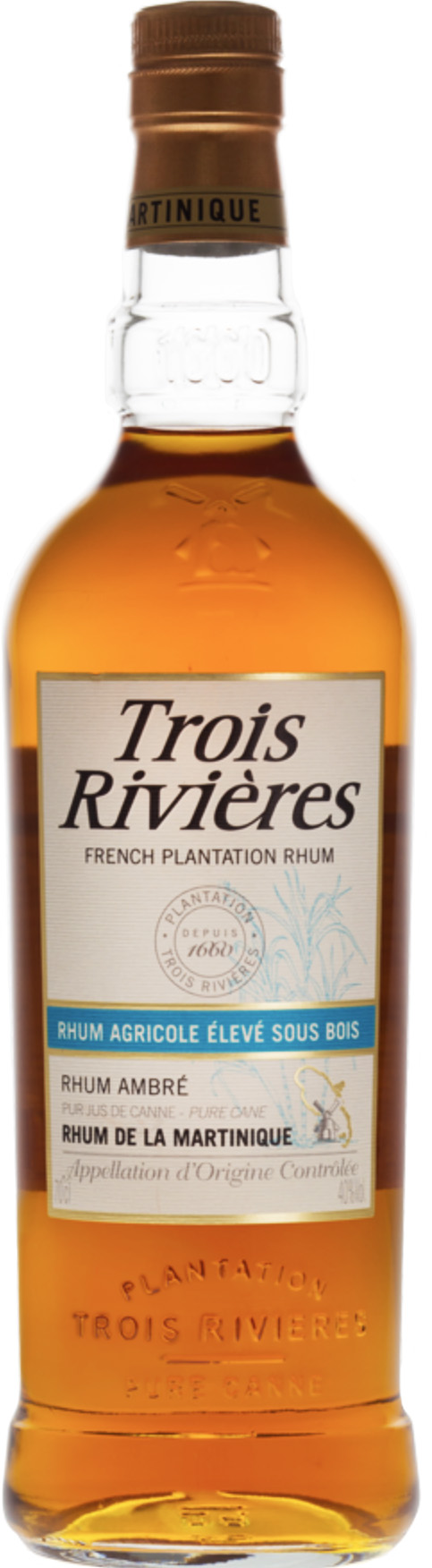 Trois Rivieres Rhum Agricole Eleve Sous Bois Rhum Ambre