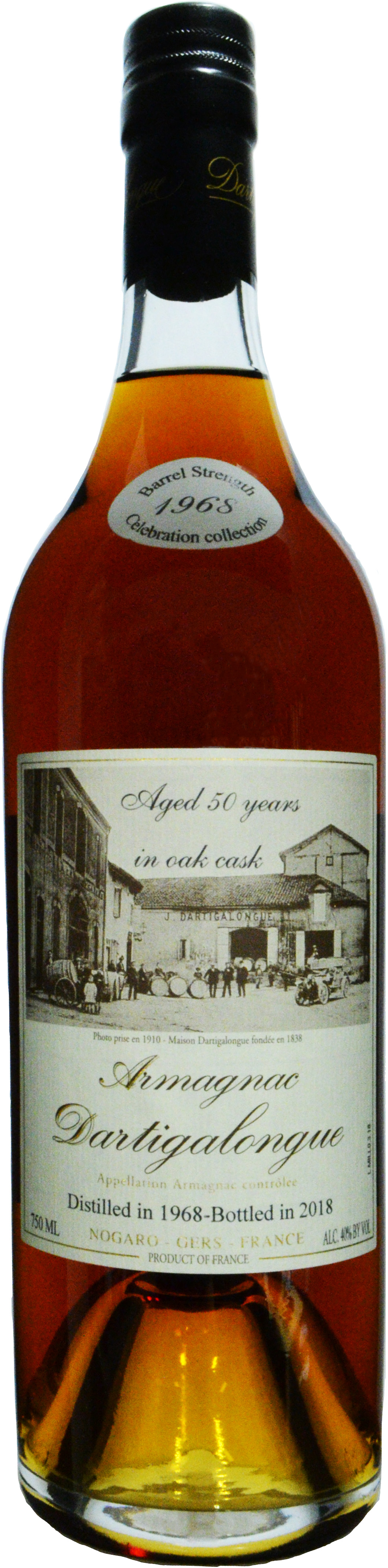 Dartigalongue 50 year old Vintage Armagnac 1968