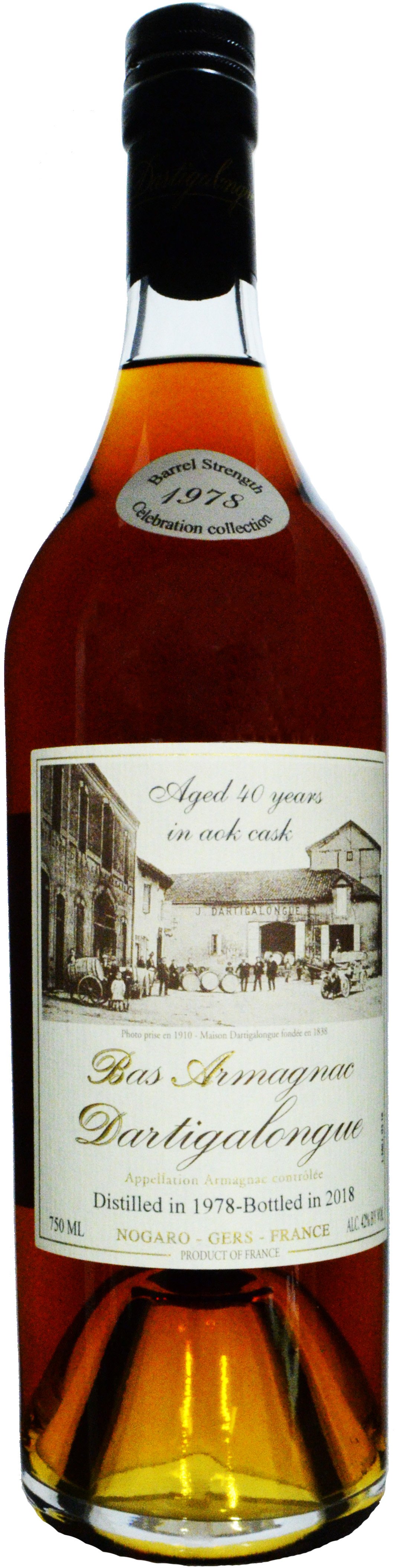 Dartigalongue 40 year old Vintage Armagnac 1978