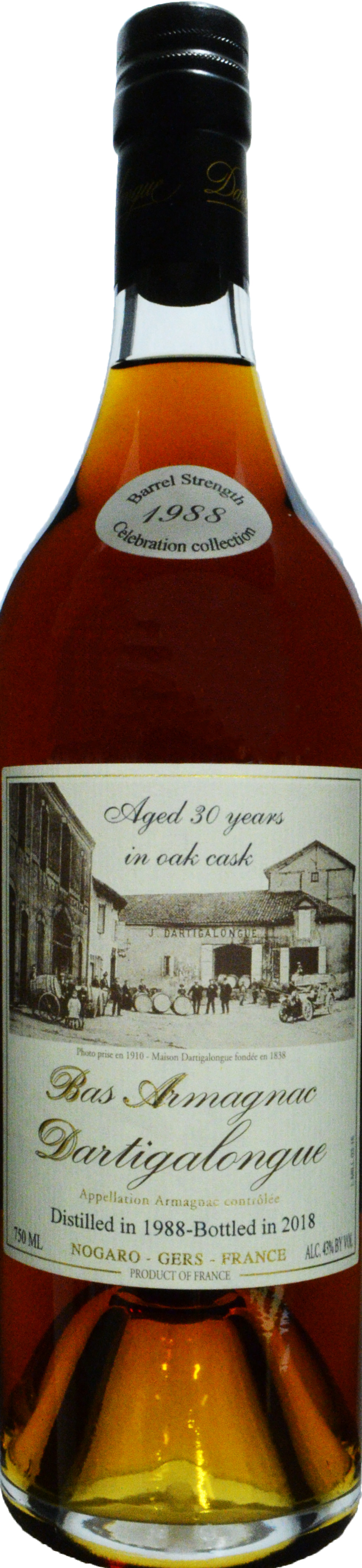 Dartigalongue 30 year old Vintage Armagnac 1988