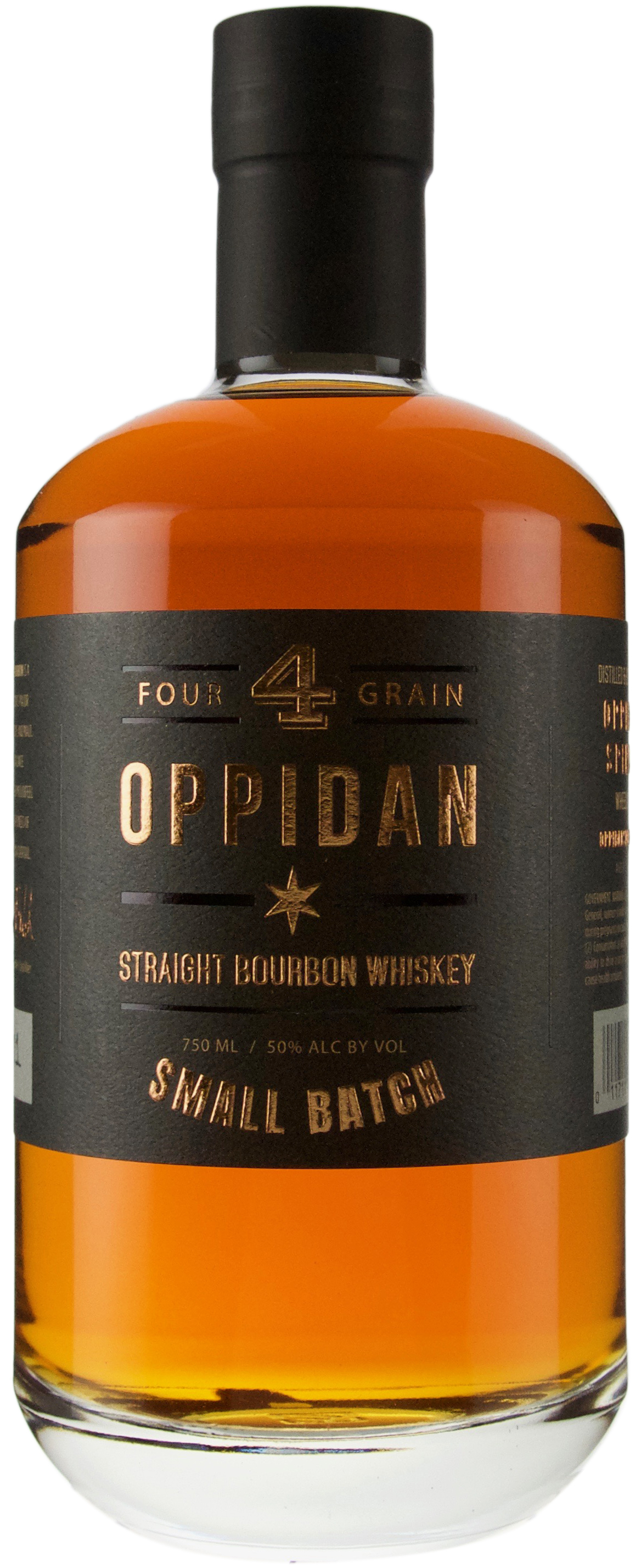 Oppidan 4 Grain Small Batch Straight Bourbon Whiskey