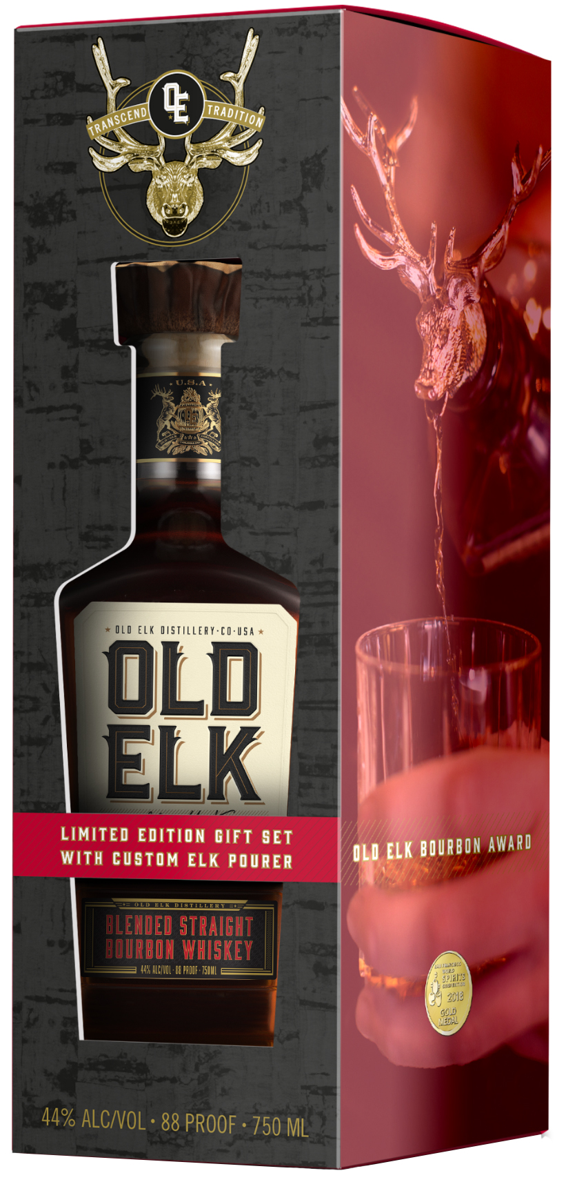 Old Elk Blended Straight Bourbon Whiskey