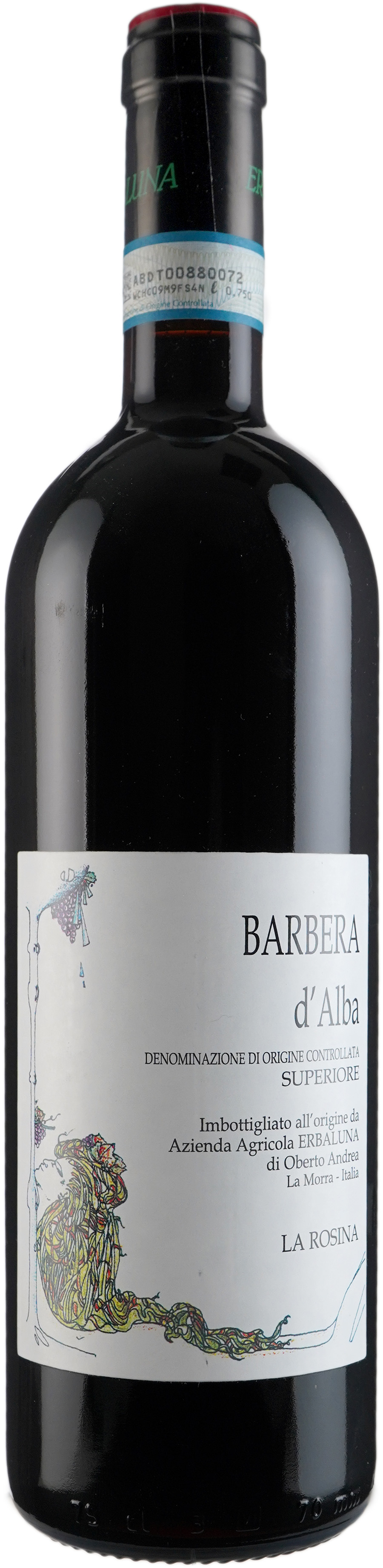 Erbaluna Barbera d'Alba La Rosina 2016