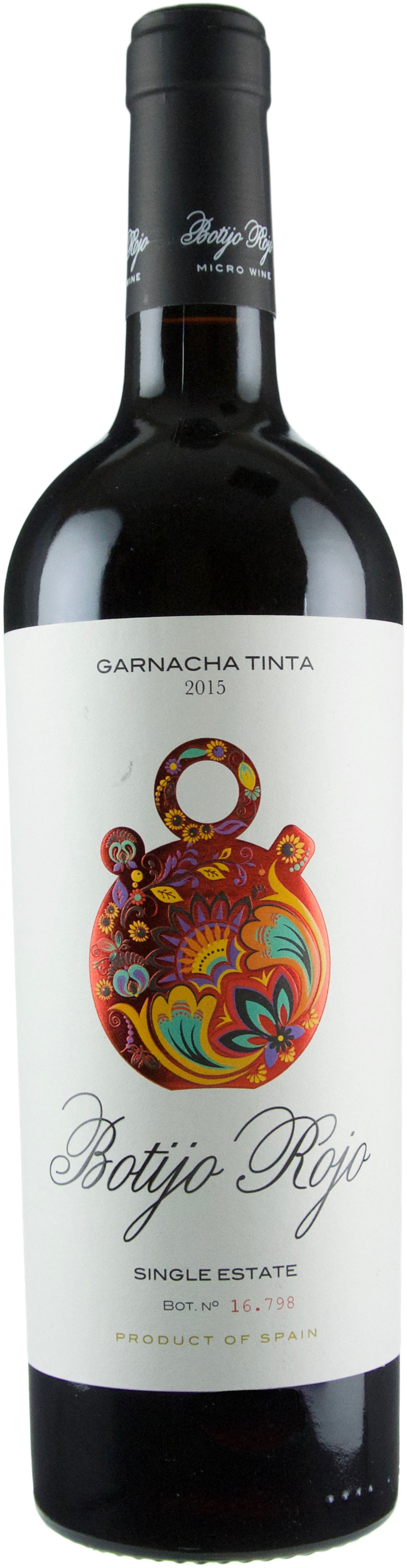Botijo Rojo Garnacha 2015