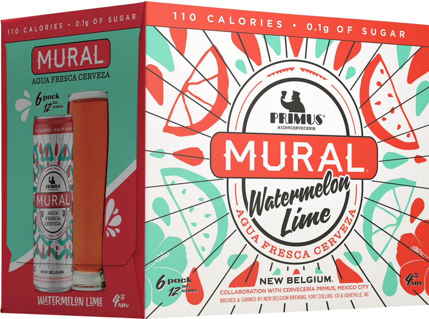 New Belgium Mural Agua Fresca Cerveza