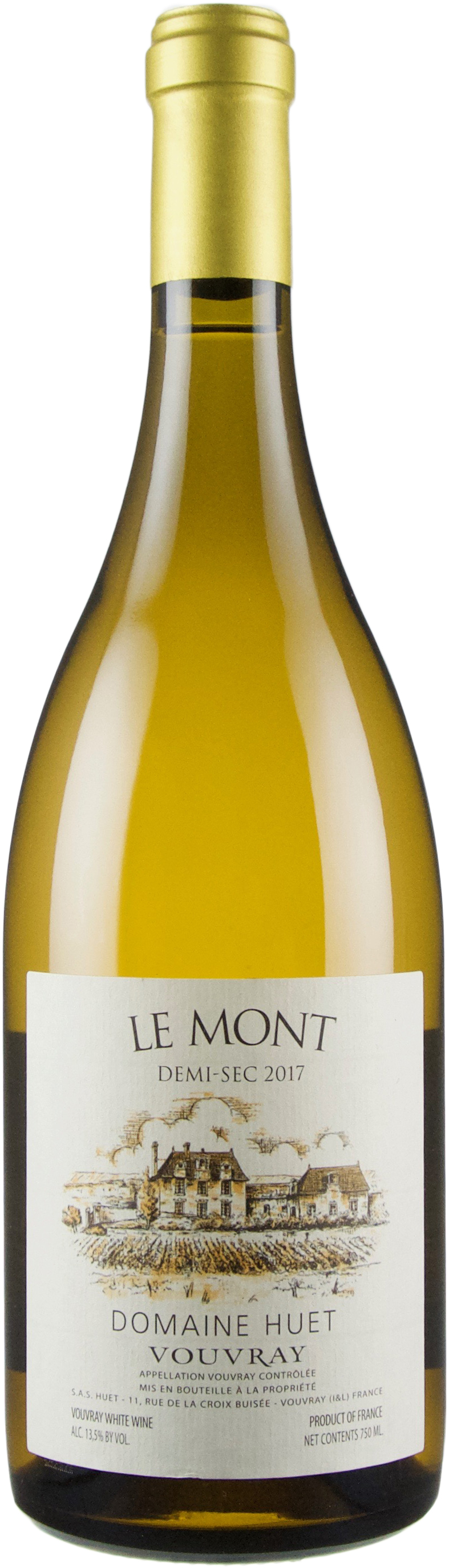 Domaine Huet Vouvray Demi Sec Le Mont 2017