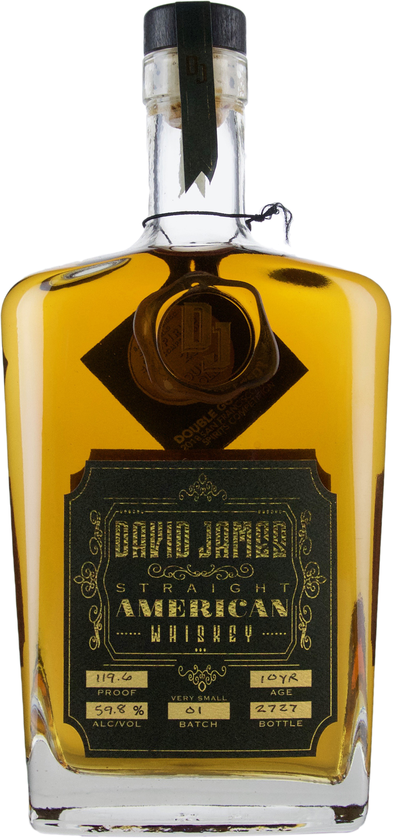 David James Straight American Whiskey