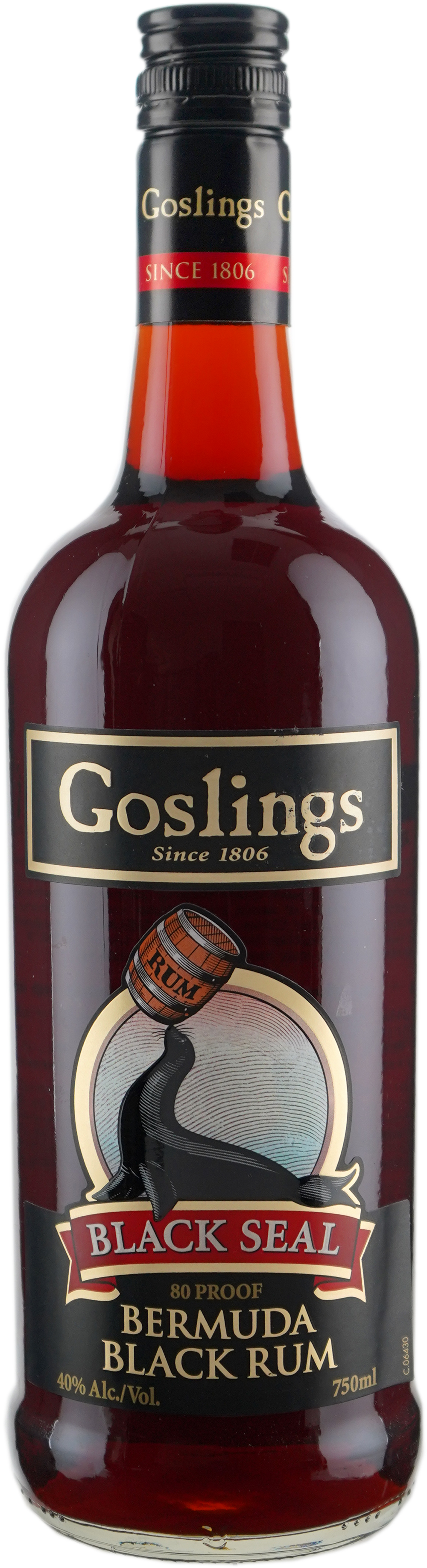 Gosling's Black Seal Rum 750 ml Bottle
