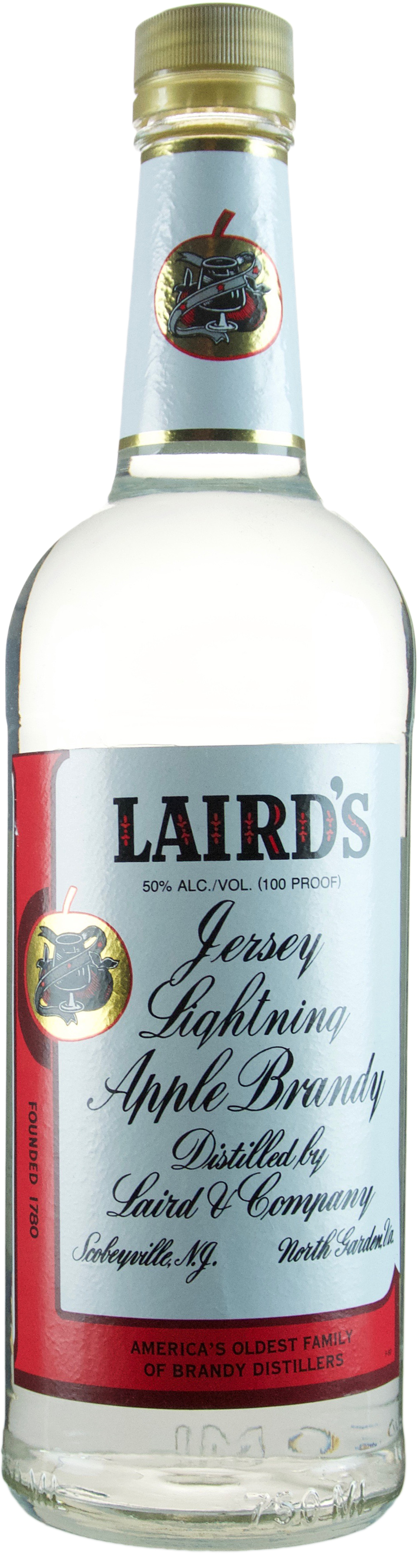 Laird's Jersey Lightning Clear Apple Brandy