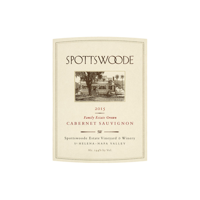 Spottswoode Estate Cabernet Sauvignon 2015