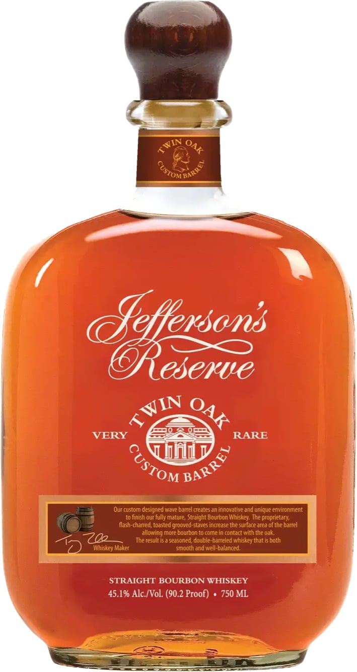 【日本未入荷】バーボン Jefferson's Reserve Twin Oak Jefferson's Reserve Twin Oak Straight Bourbon Whiskey