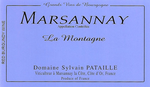 Sylvain Pataille Marsannay La Montagne 2015