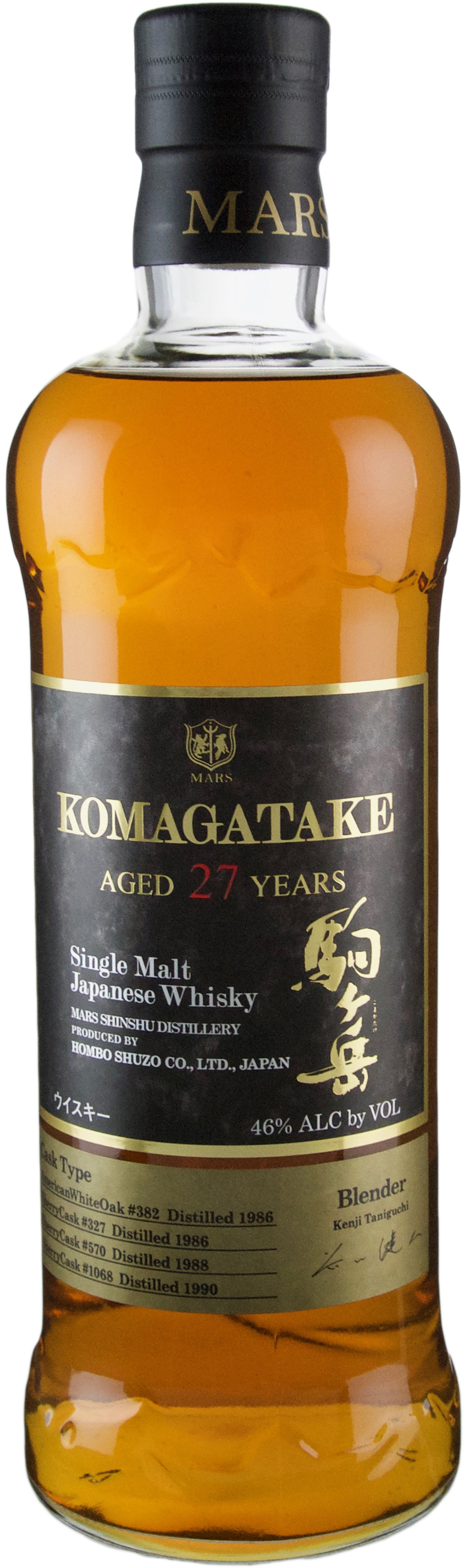 Mars Shinshu Distillery 'Komagatake' Single Malt Aged 27 years