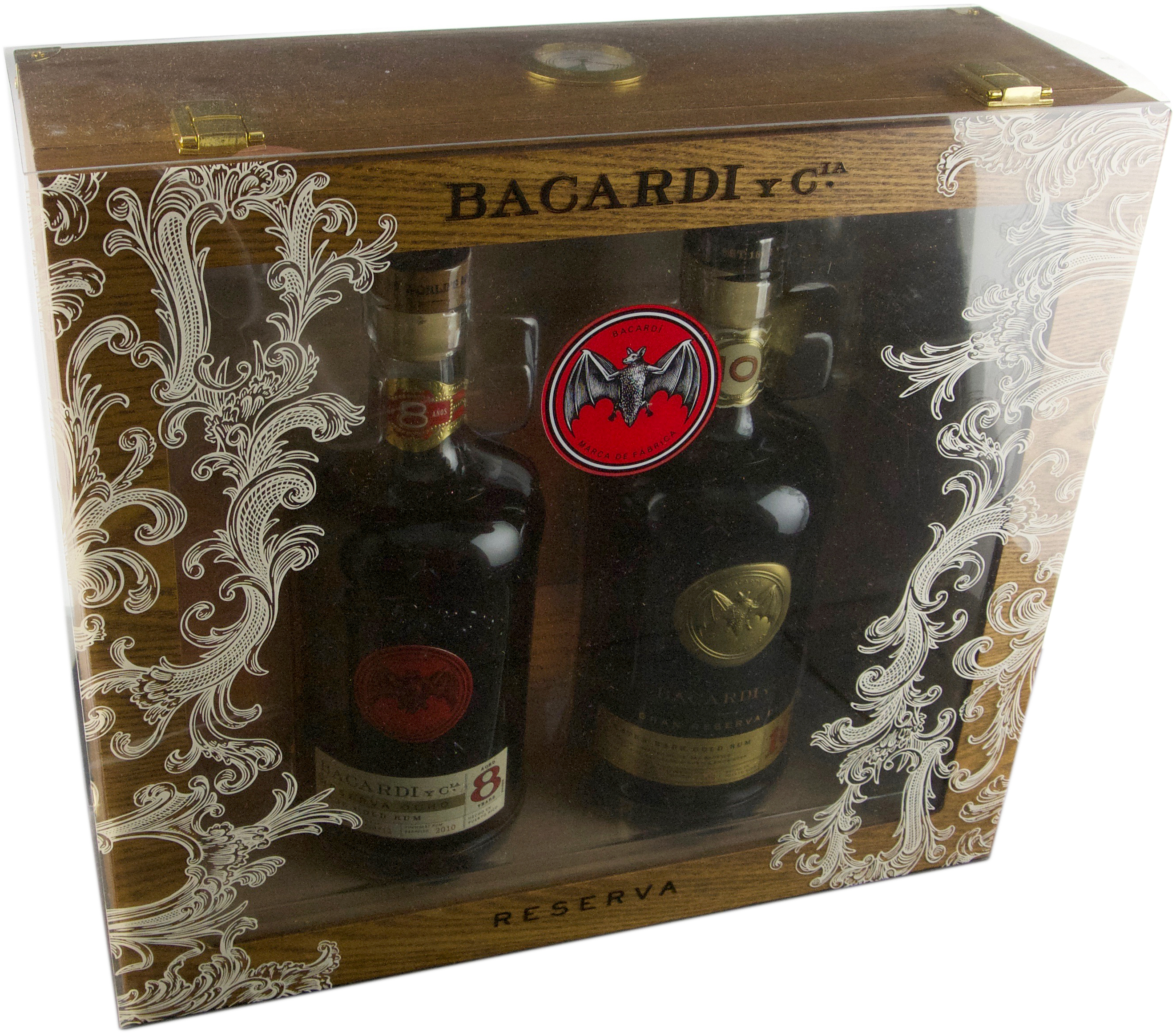 Bacardi 8 & 10 Humidor Box