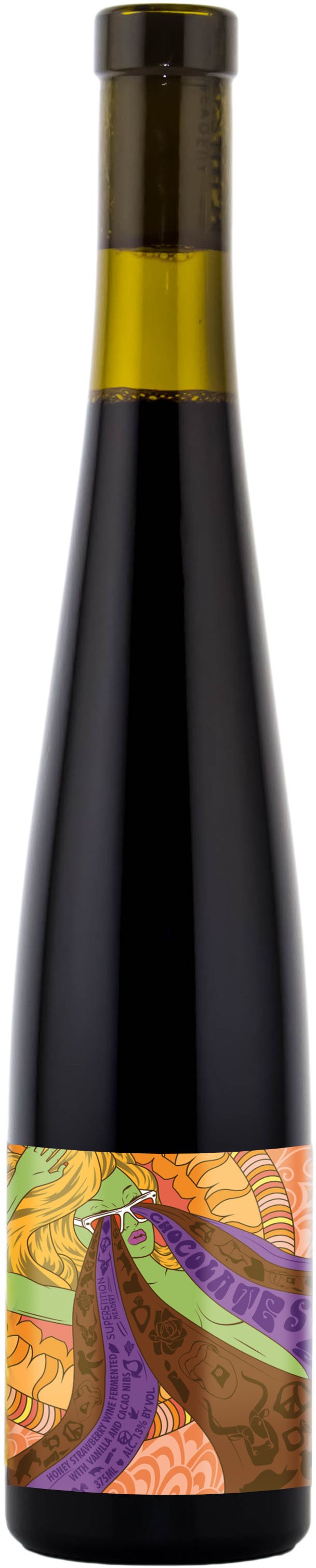 Superstition Chocolate Strawberry Sunrise Half Bottle