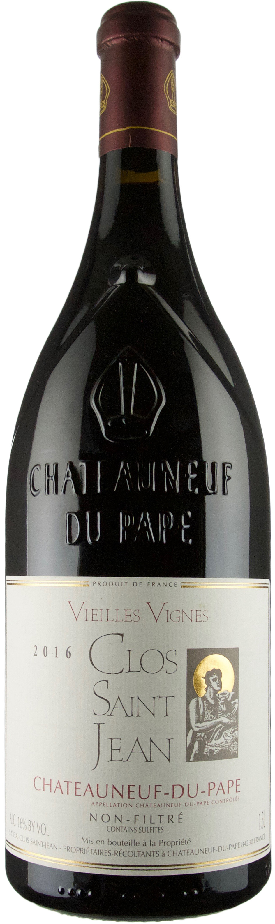 Clos Saint Jean Chateauneuf du Pape Vielles Vignes 2016