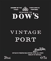 Dow's Vintage Port 2016