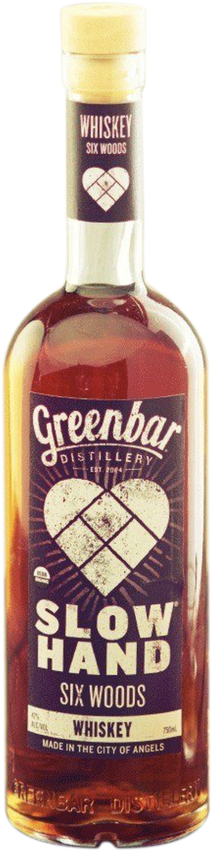 Greenbar Distillery Slow Hand Six Woods Single Malt Whiskey