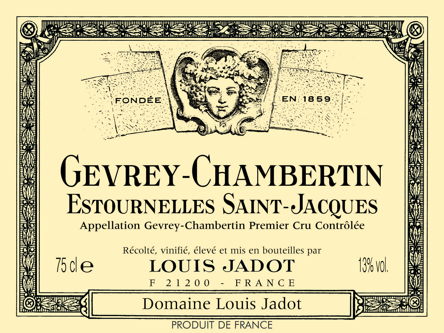 Louis Jadot Gevrey Chambertin les Estournelles Saint Jacques 2016