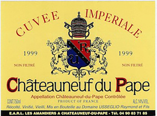 Raymond Usseglio Chateauneuf du Pape Cuvee Imperiale 2015