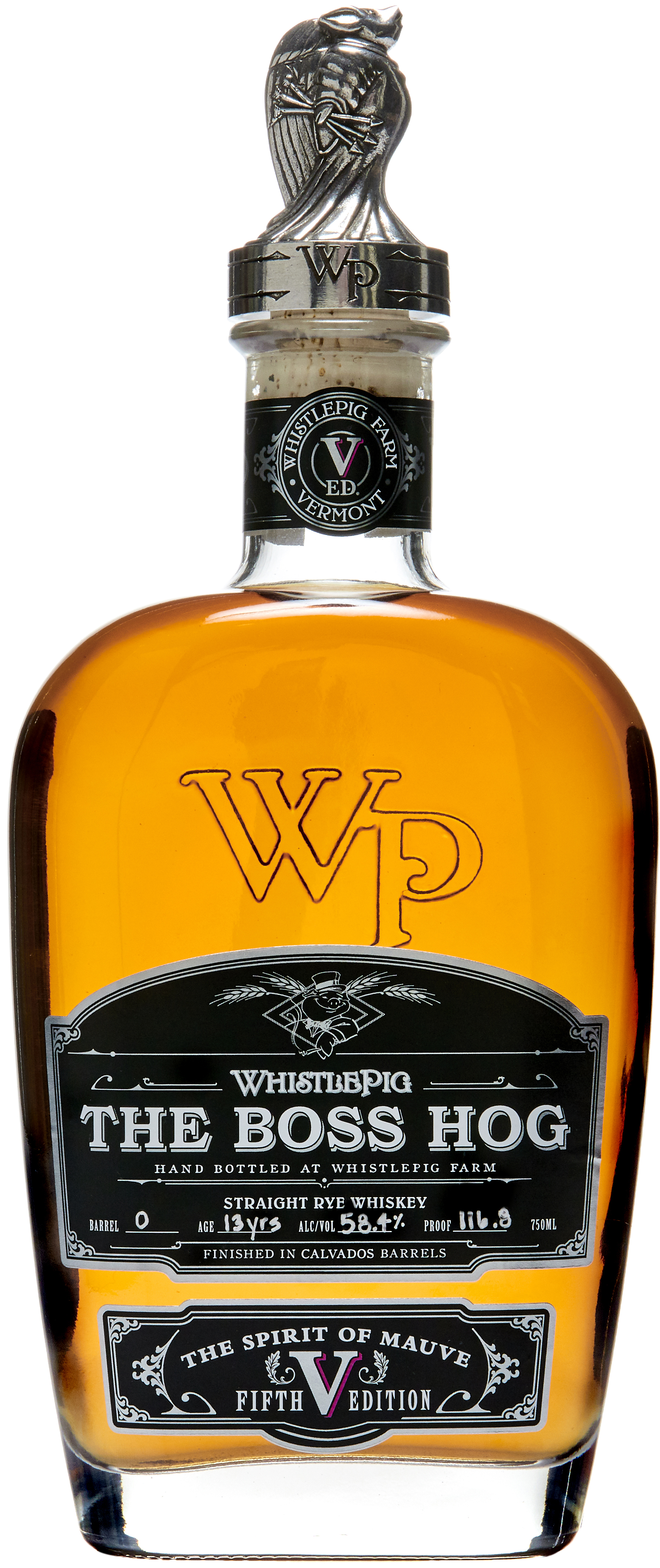 WhistlePig The Boss Hog Fifth Edition The Spirit of Mauve 13 Year old 2018