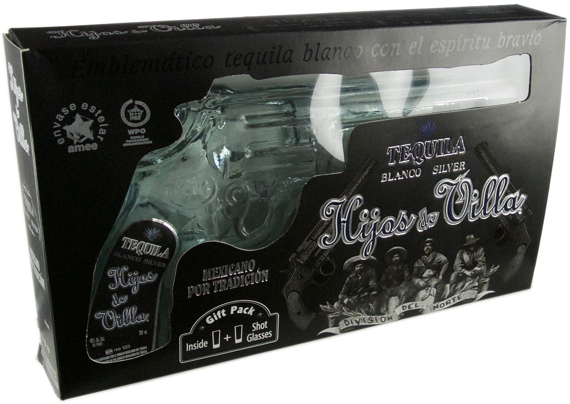 Hijos de Villa Blanco Revolver Tequila 200 ml Bottle