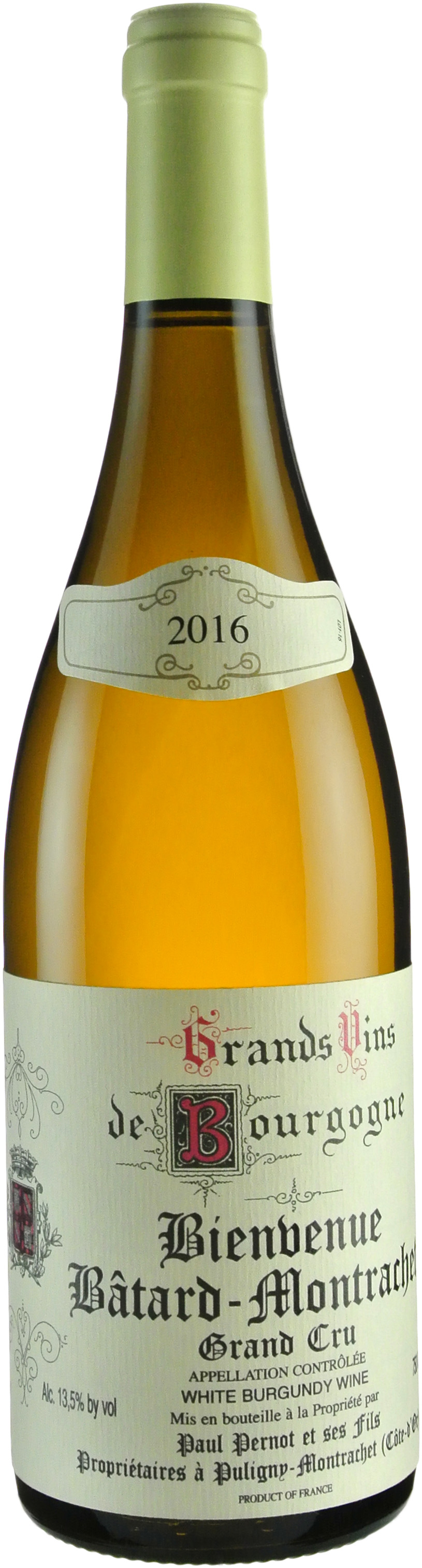 Paul Pernot et Ses Fils Bienvenue Batard Montrachet 2016