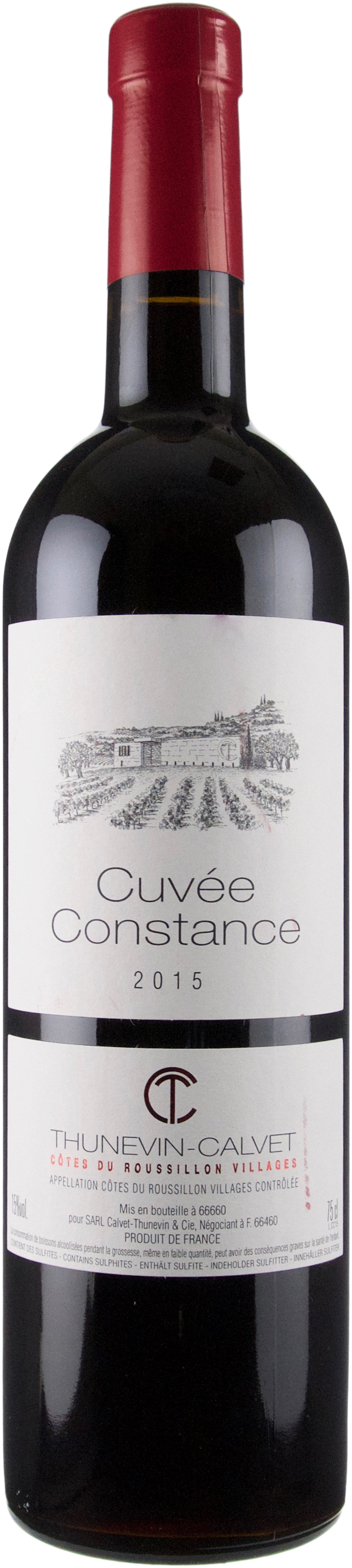 Thunevin Calvet Cotes du Roussillon Villages Cuvee Constance 2015