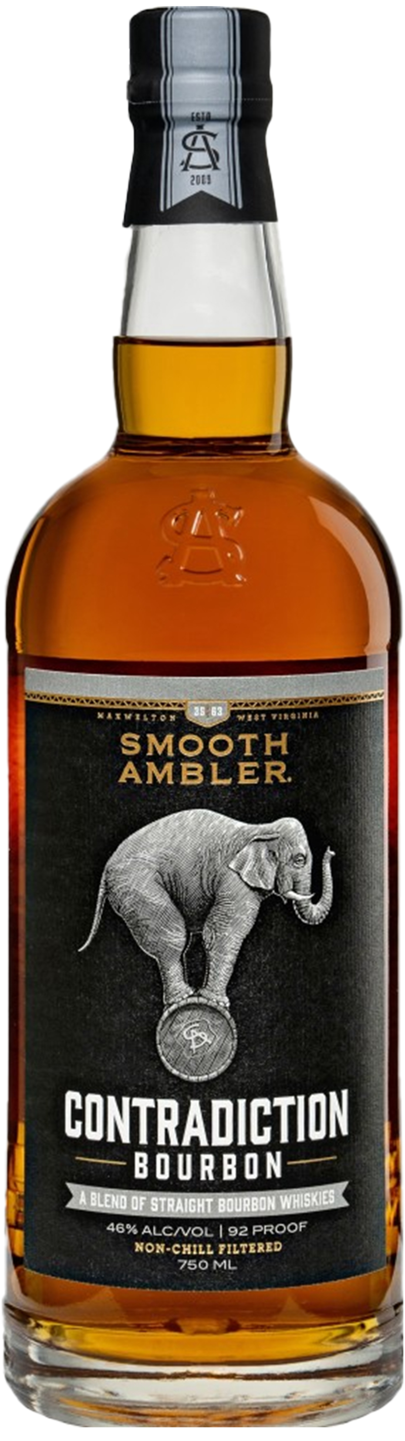 Smooth Ambler Contradiction 92 proof Bourbon