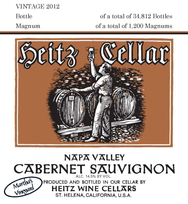 Heitz Cabernet Sauvignon Martha's Vineyard 2012