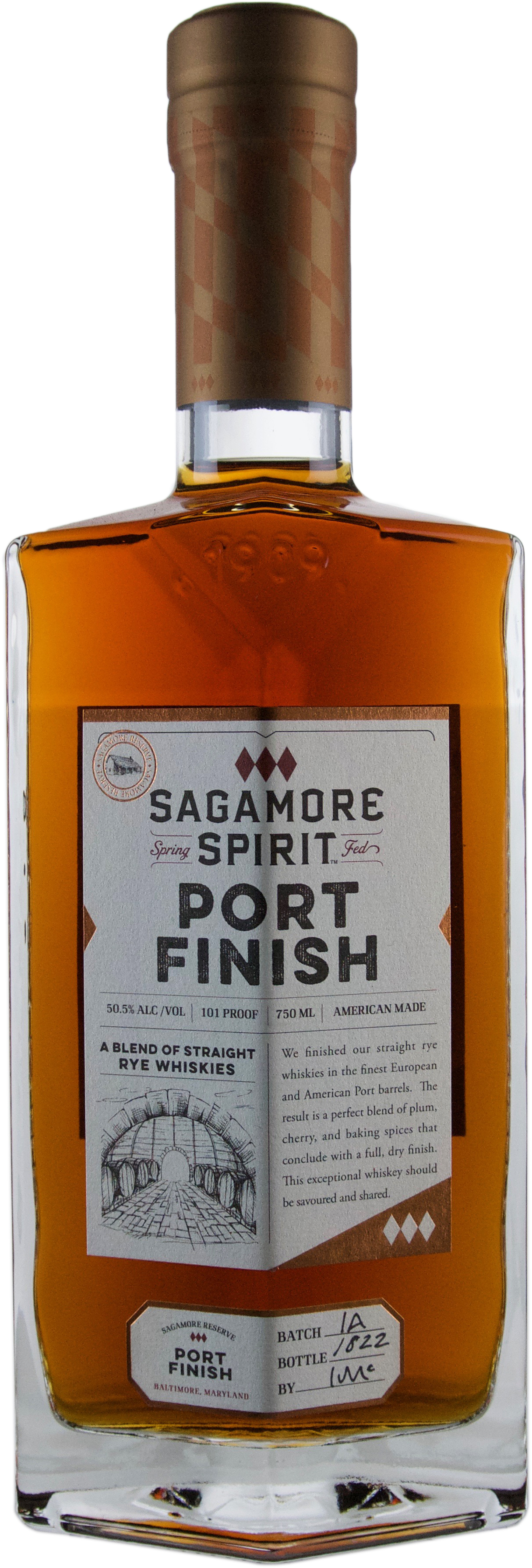 Sagamore Spirit Rye Finished in Port Barrels