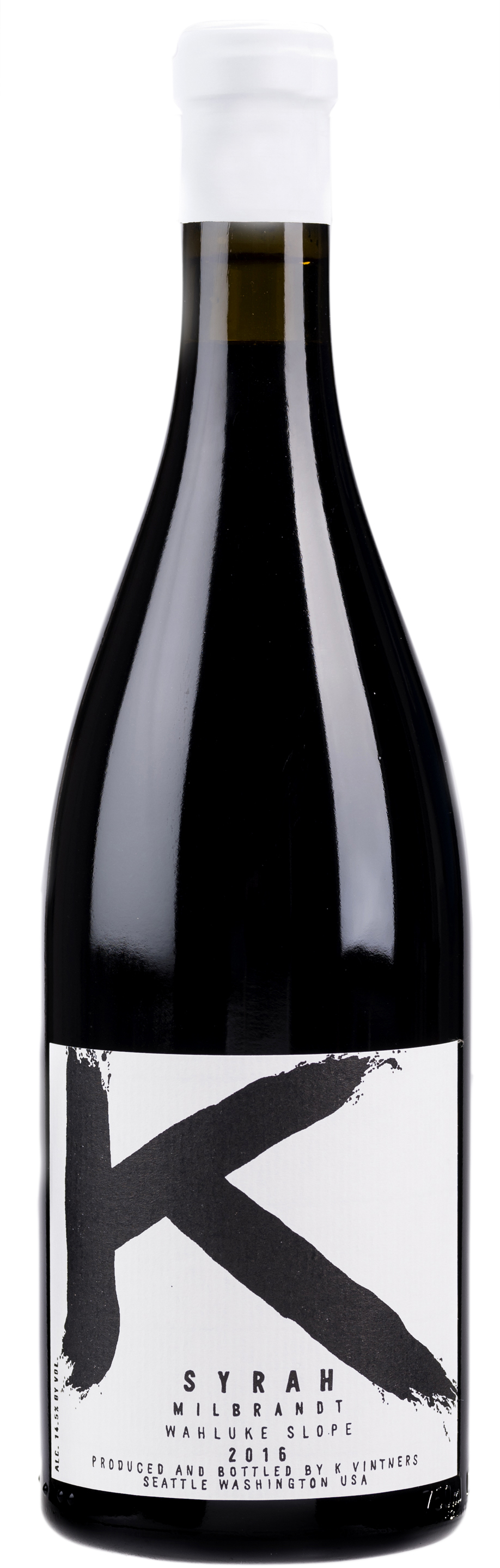 K Vintners Syrah Milbrandt Wahluke Slope 2016