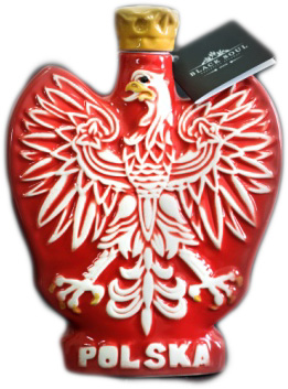Black Soul Vodka Polish Coat of Arms Decanter