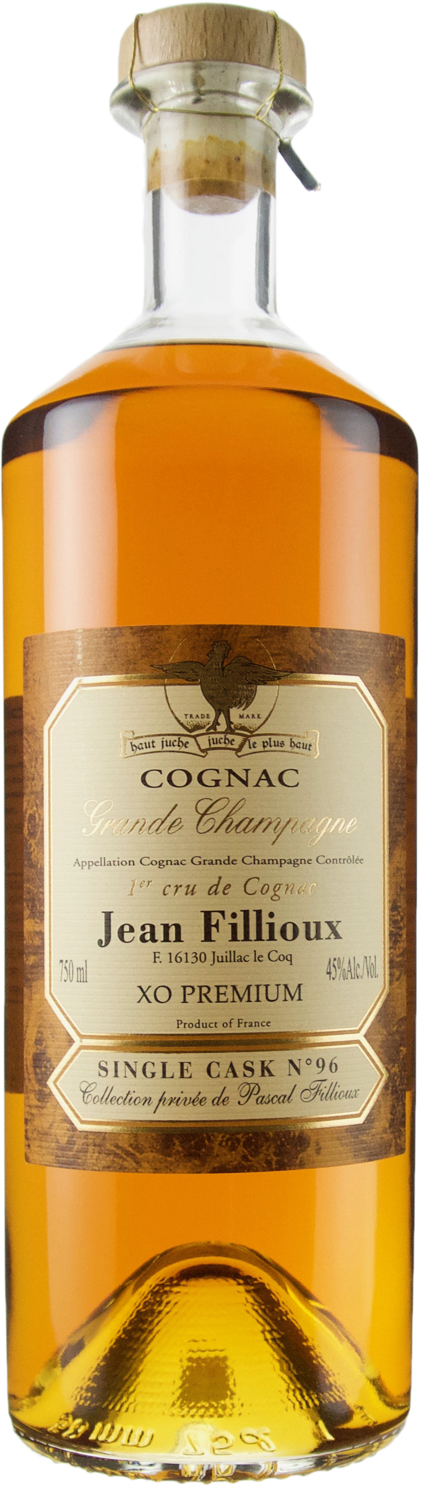 Jean Fillioux XO Cognac Premium Barrel # 96 100% Ugni Blanc