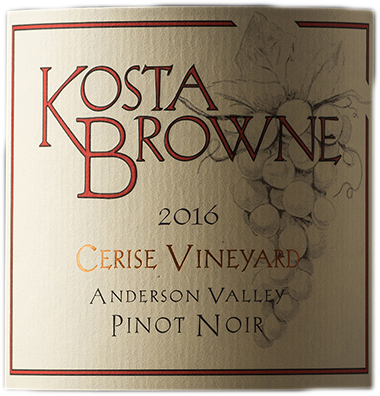 Kosta Browne Pinot Noir Cerise Vineyard 2016