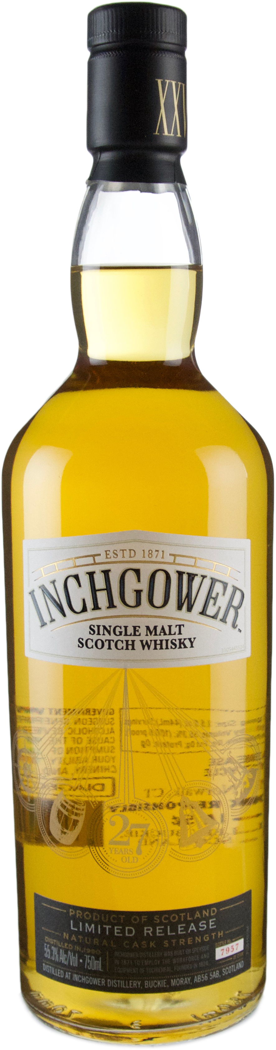 Inchgower 27 year old Limited Release 2018
