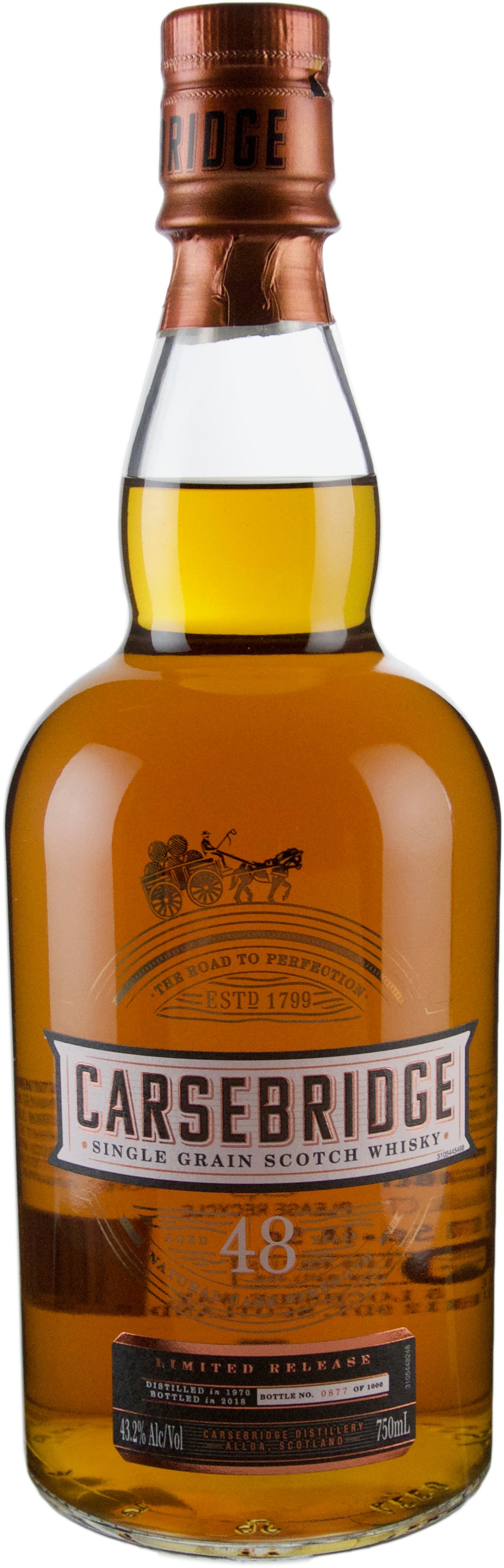 Carsebridge 48 year old Single Grain Limited Release 2018