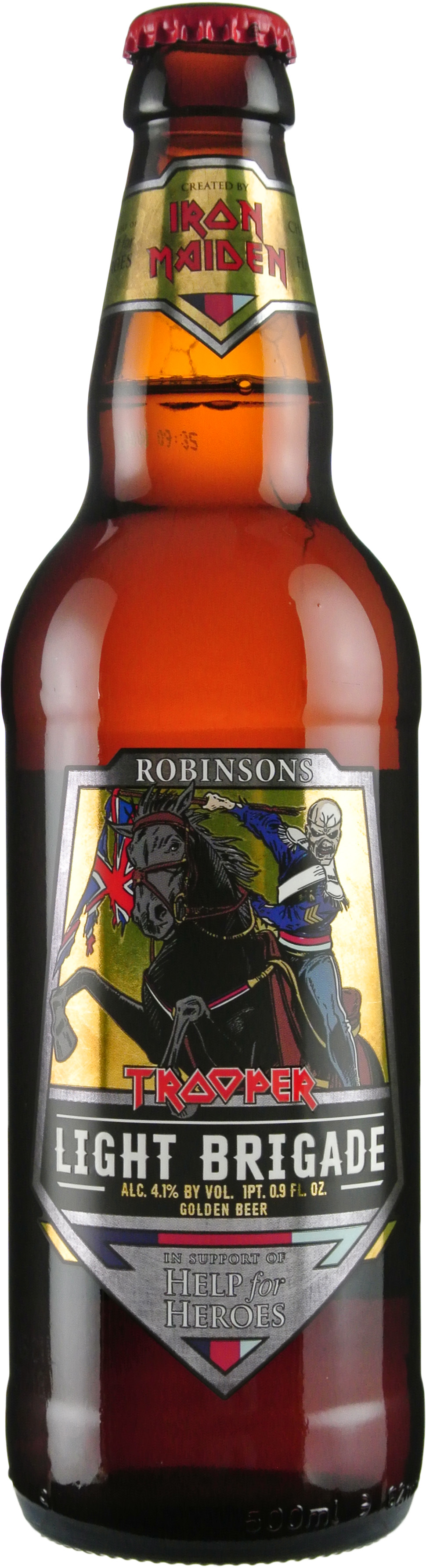 Robinsons Trooper Light Brigade collaboration with Iron Maiden