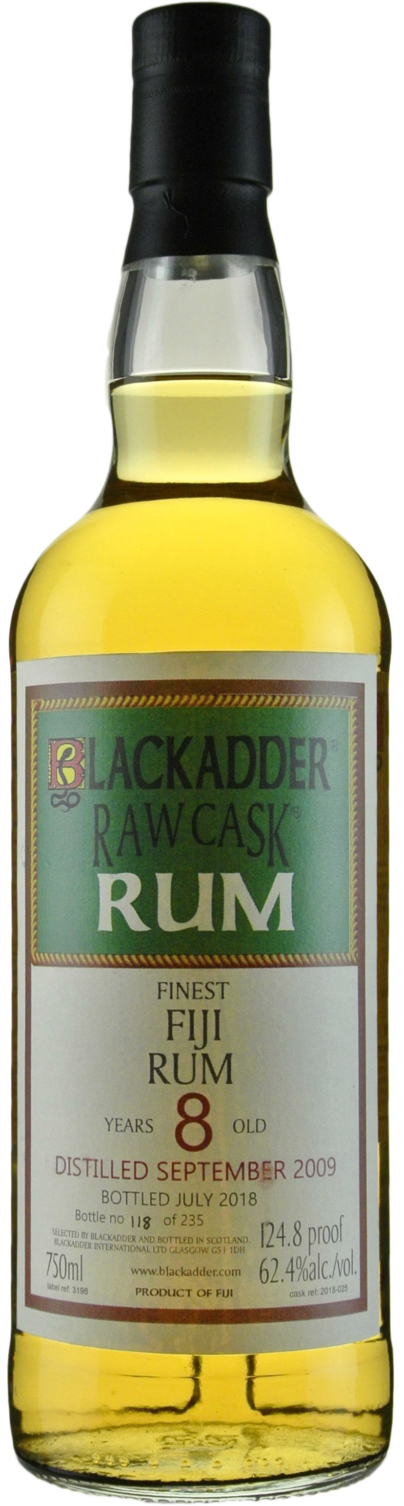 Blackadder Fiji 8 year old Raw Cask Rum