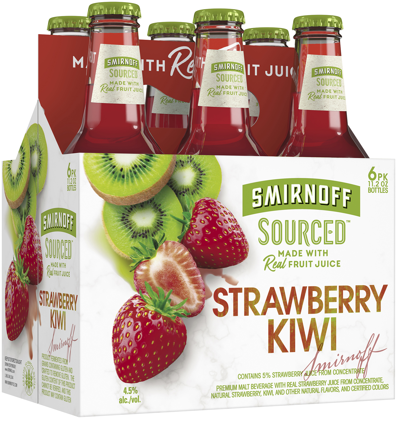 Smirnoff Sourced Strawberry Kiwi